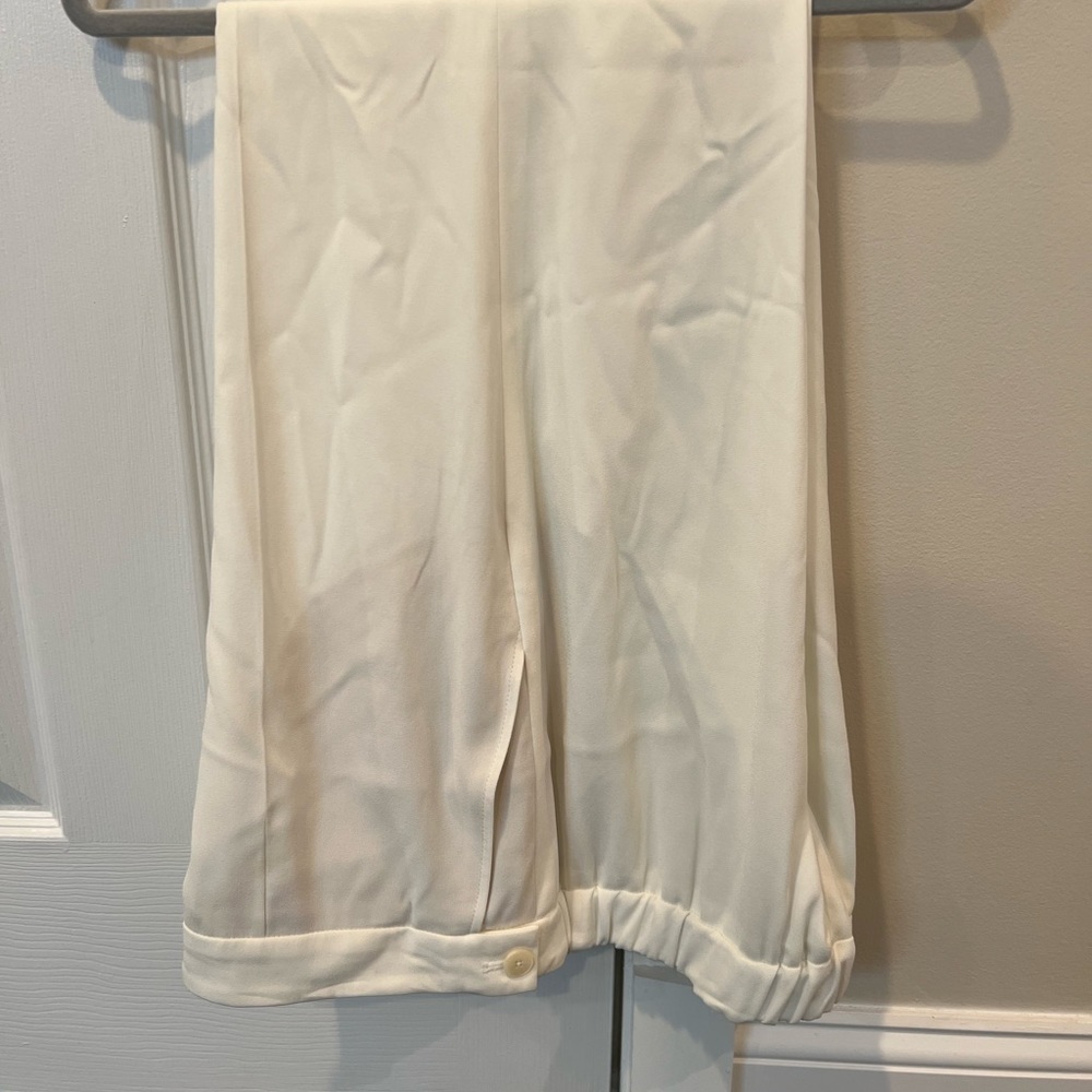 Escada winter white trousers